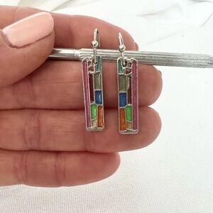 Artsy Dangle Drop Earrings. NWT!